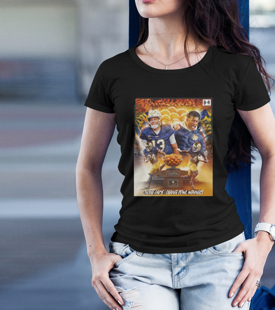 Notre Dame Orange Bowl Winners National Championship T-Shirt