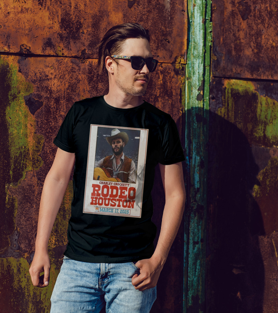Charley Crockett Live At Rodeo Houston March 17 2025 In Houston TX T-Shirt