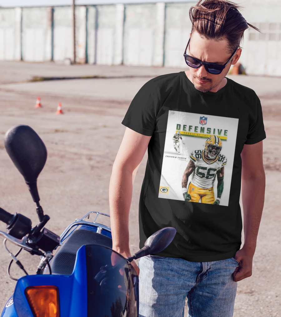NFL Green Bay Packers Edgerrin Cooper Linebacker Defensive Rookie Of The Month December January T-Shirt