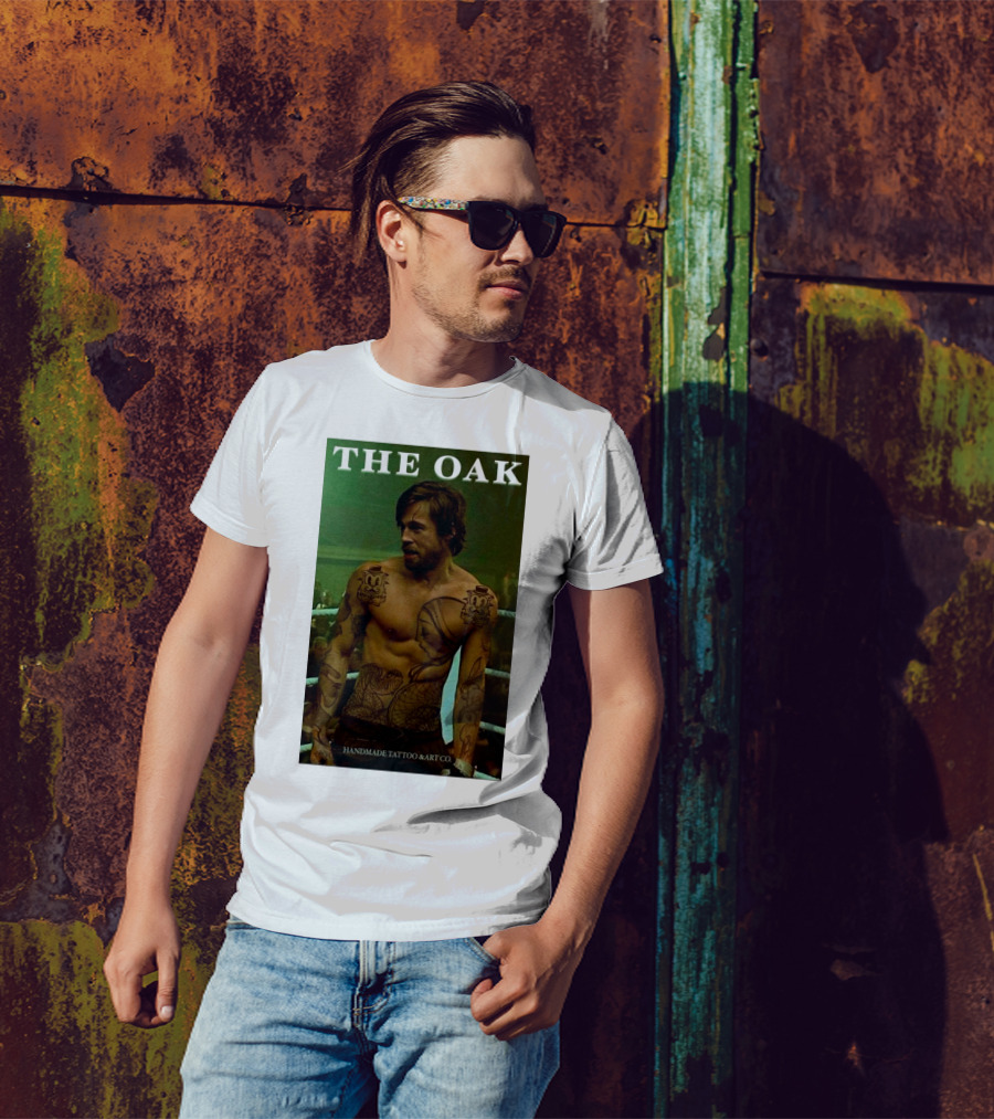 The Oak Handmade Tattoo And Art CO Boxer Dave Koenig T-Shirt