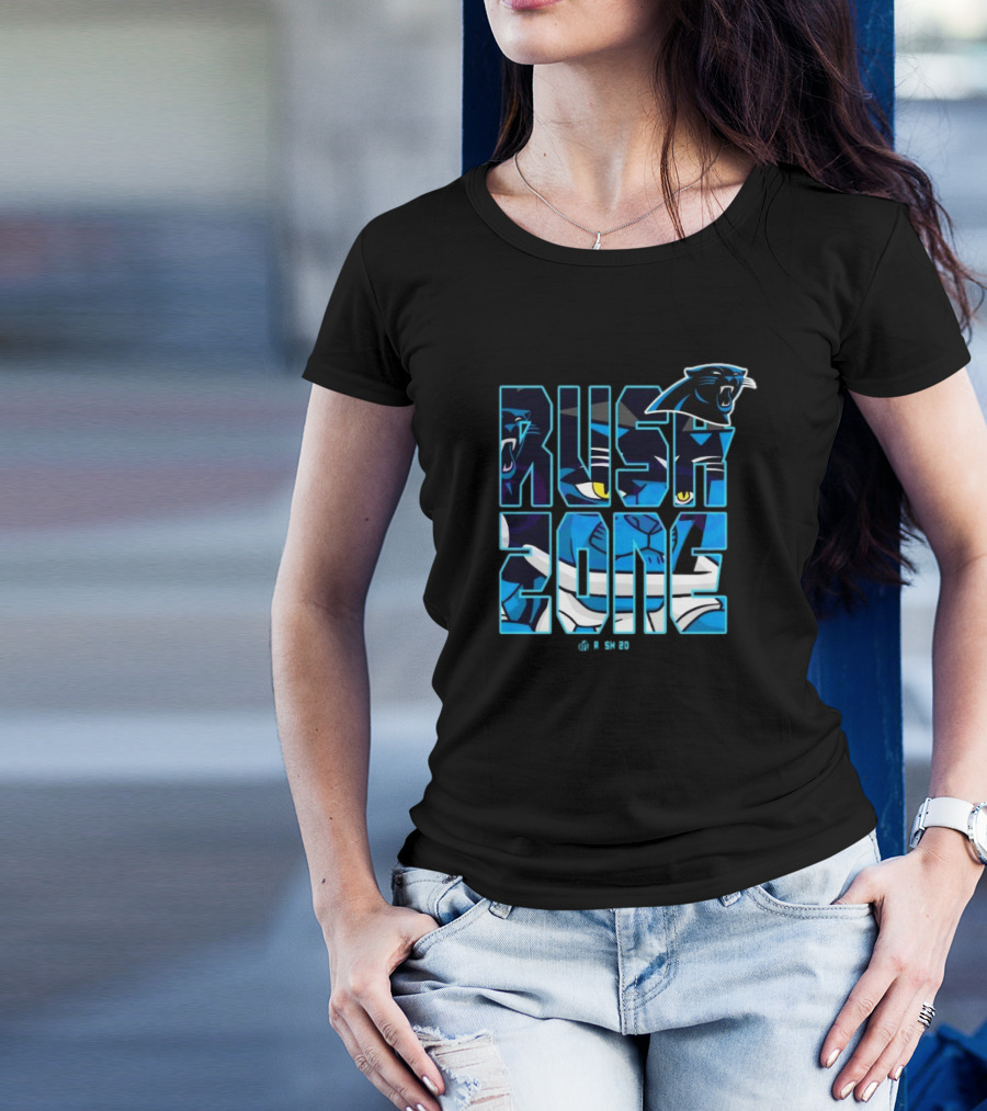 NFL Rush Zone Carolina Panthers Cartoon T-Shirt