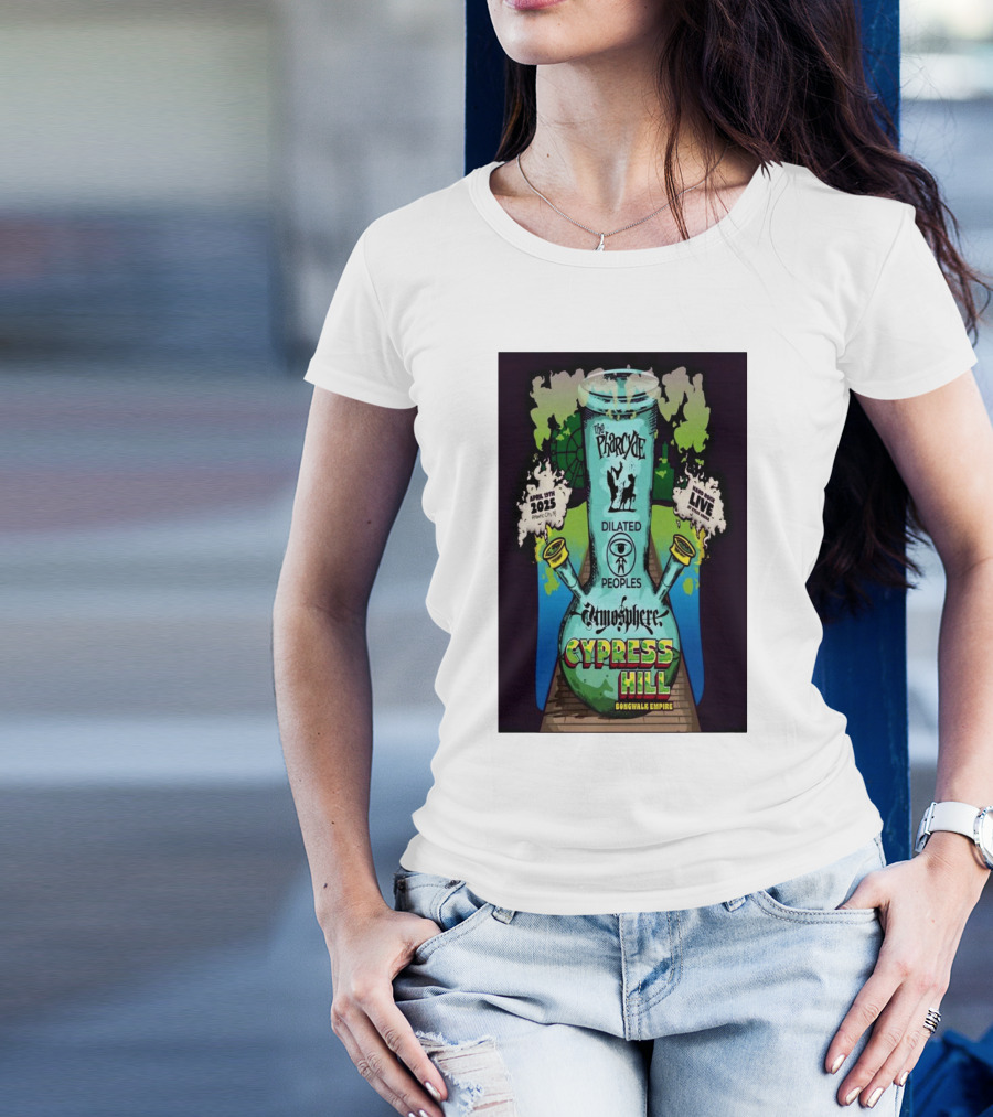 The Paradigm Tour 2025 Cypress Hill Atmosphere Dilated Peoples Atlantic City Boardwalk Empire T-Shirt