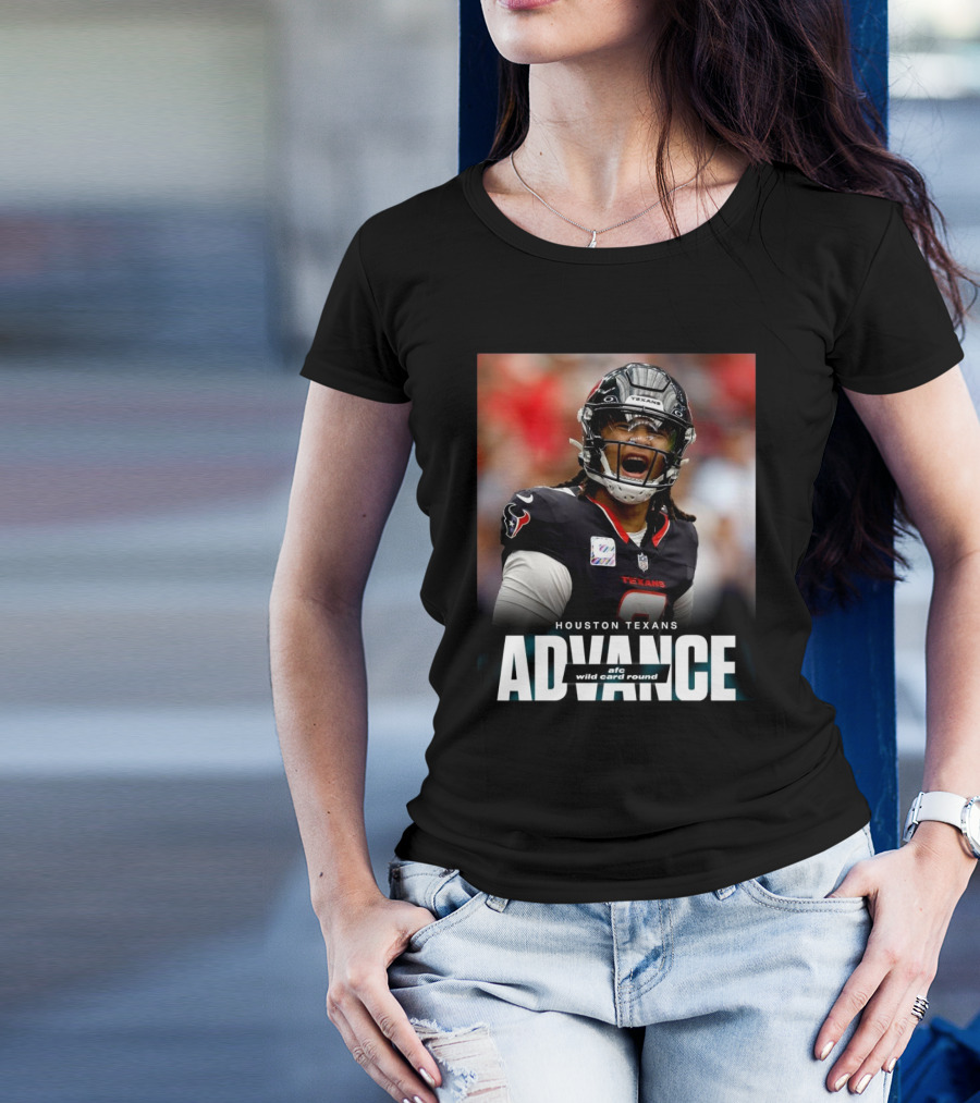 Houston Texans Advance AFC Wild Card Round T-Shirt