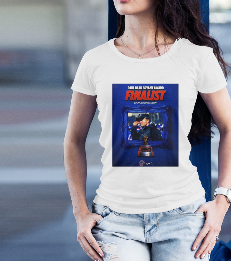 Paul Bear Bryant Award Finalist Spencer Danielson Boise State Broncos T-Shirt
