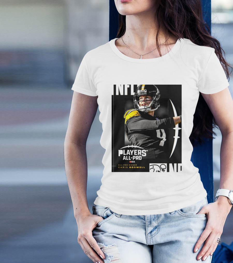 Pittsburgh Steelers NFLPA Players' All-Pro Kicker Chris Boswell T-Shirt