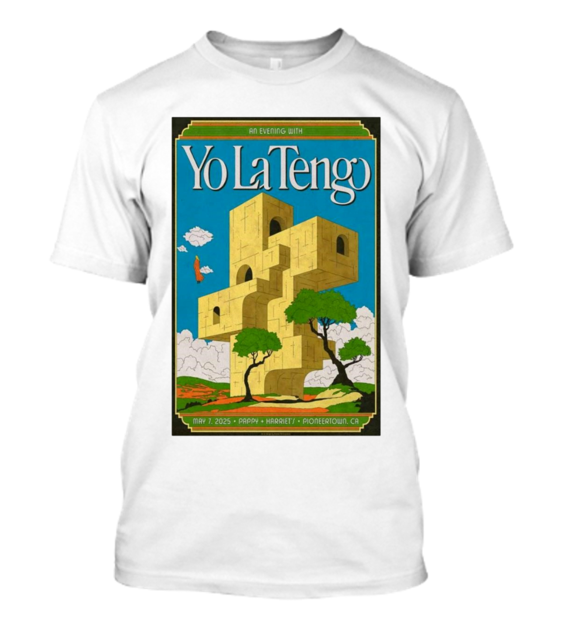 Yo La Tengo An Evening At Pappy And Harriet’s Pioneertown CA May 7 2025 T-Shirt