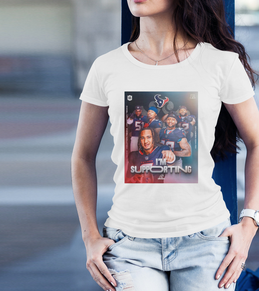 Houston Texans NFL AFC Playoffs I'm Supporting CJ Stroud Number Four Seed T-Shirt