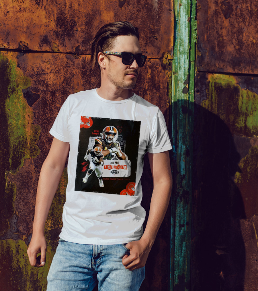 Cleveland Browns Myles Garrett All-Pro Edge Rusher Players NFLPA T-Shirt