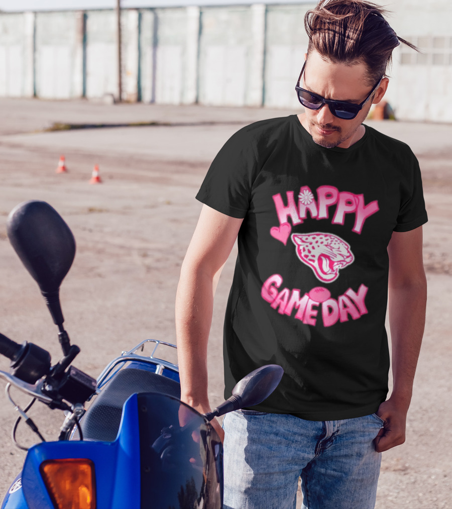 Valentine’s Day Happy Gameday 2025 Jacksonville Jaguars T-Shirt