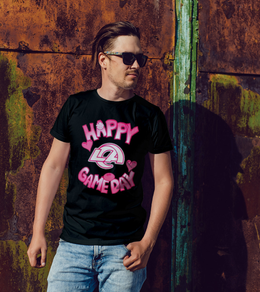 Happy Gameday Los Angeles Rams Valentine’s Day 2025 T-Shirt