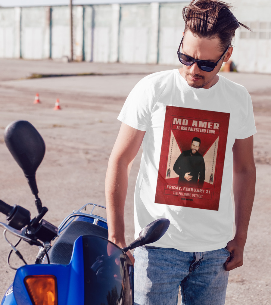 Mo Amer El Oso Palestino Tour At The Fillmore Detroit Friday February 21 2025 T-Shirt