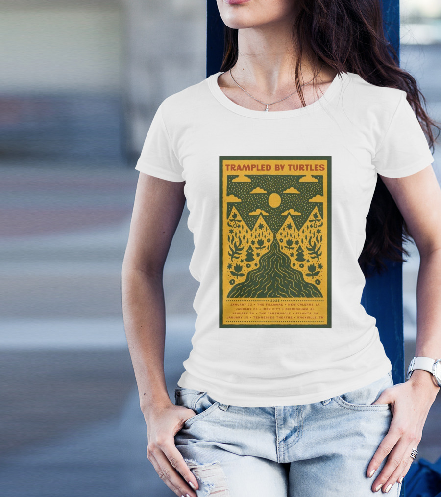 Trampled By Turtles 2025 Tour The Tabernacle Atlanta GA January 24 T-Shirt