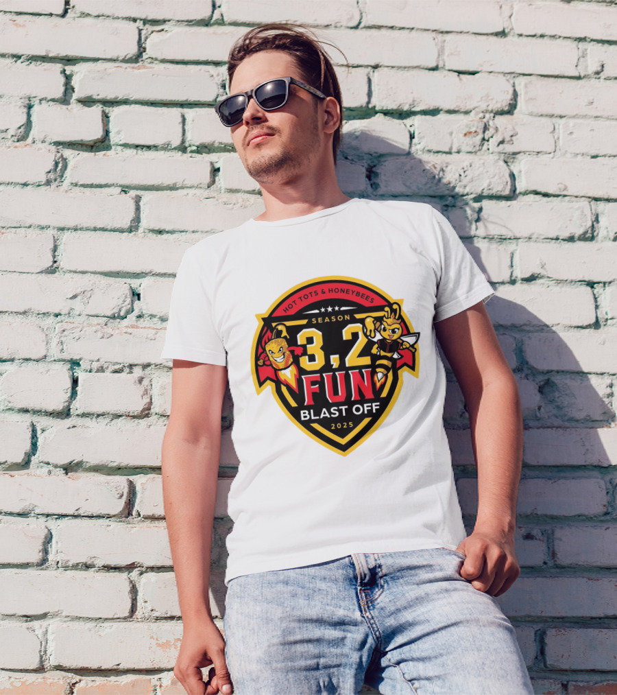 Hot Tots And Honeybees Season 3,2 Fun Blast Off 2025 T-Shirt