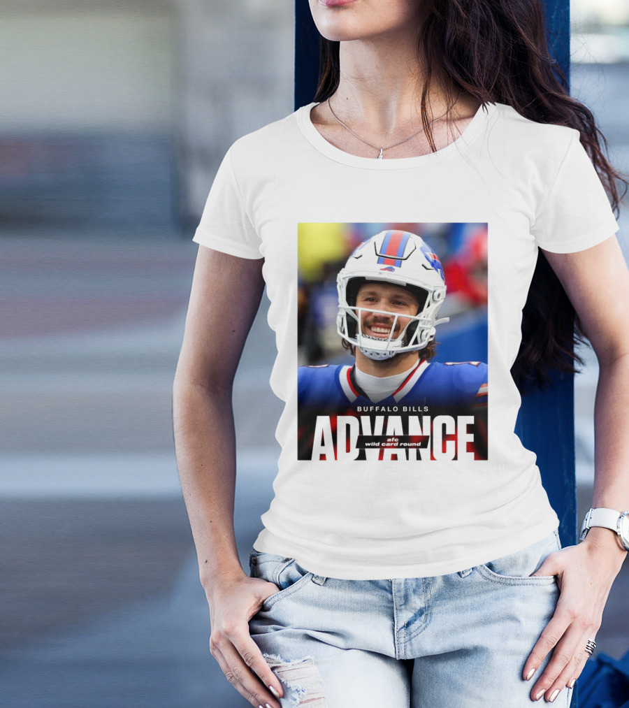 Buffalo Bills Advance AFC Wild Card Round T-Shirt