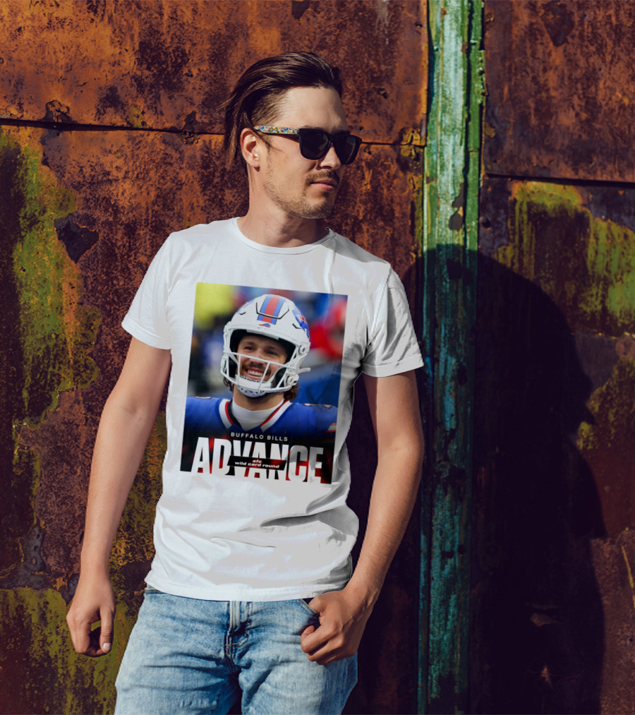 Buffalo Bills Advance AFC Wild Card Round T-Shirt