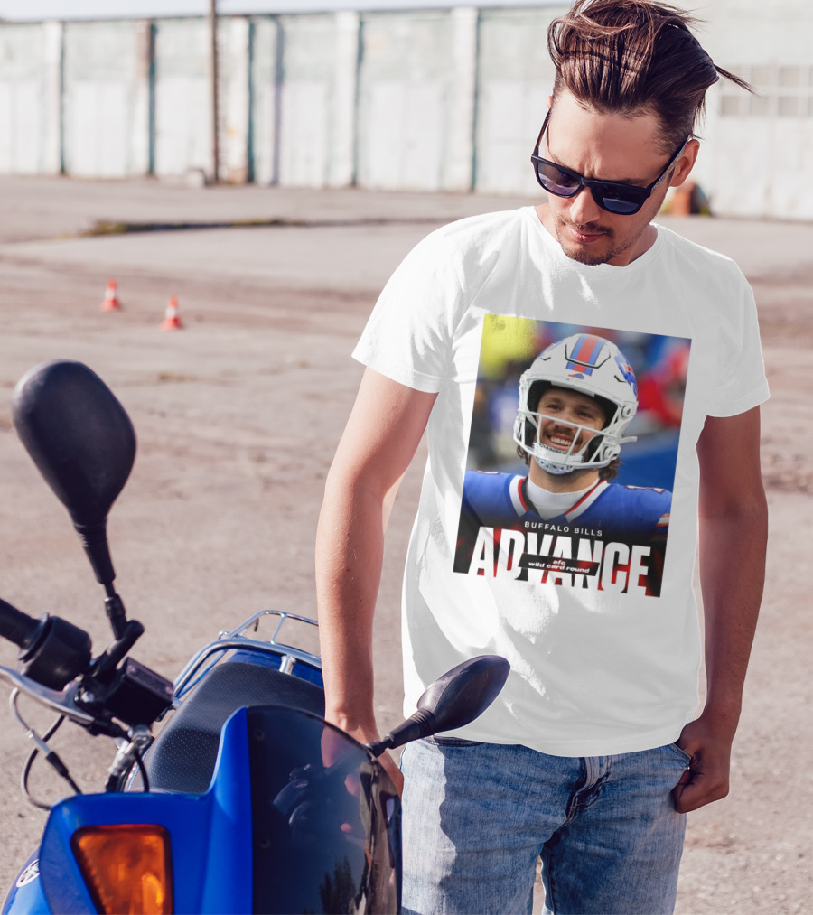 Buffalo Bills Advance AFC Wild Card Round T-Shirt