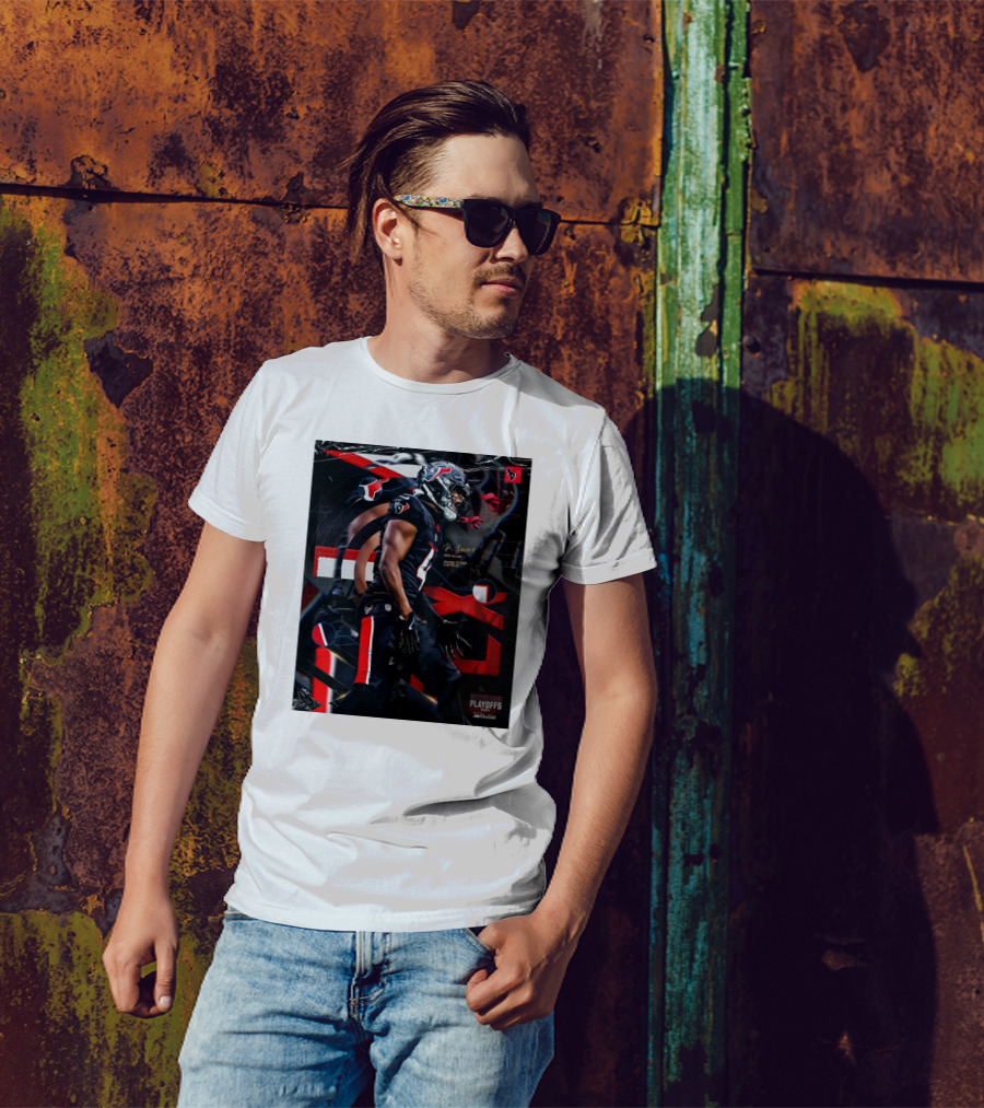 Kamari Lassiter Houston Texans Vs Los Angeles Chargers H-Town Playoffs 2024 Signature Jan 11 2025 T-Shirt
