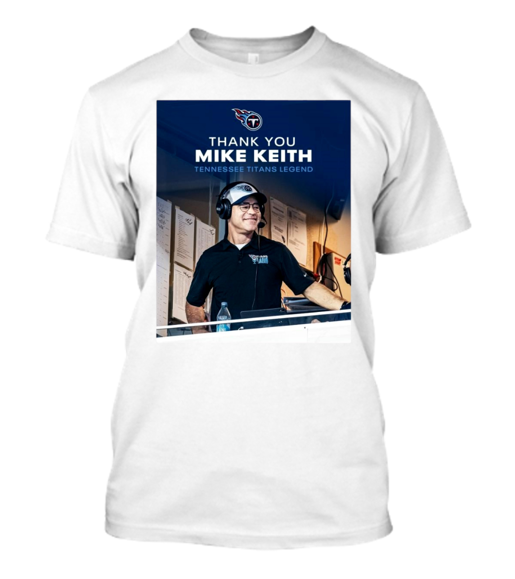 Thank You Mike Keith Tennessee Titans Legend T-Shirt