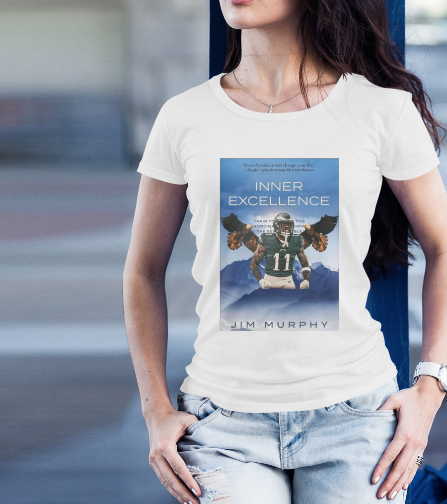 Philadelphia Eagles Inner Excellence Jim Murphy Vaughn Taylor Three-Time PGA Tour Winner T-Shirt