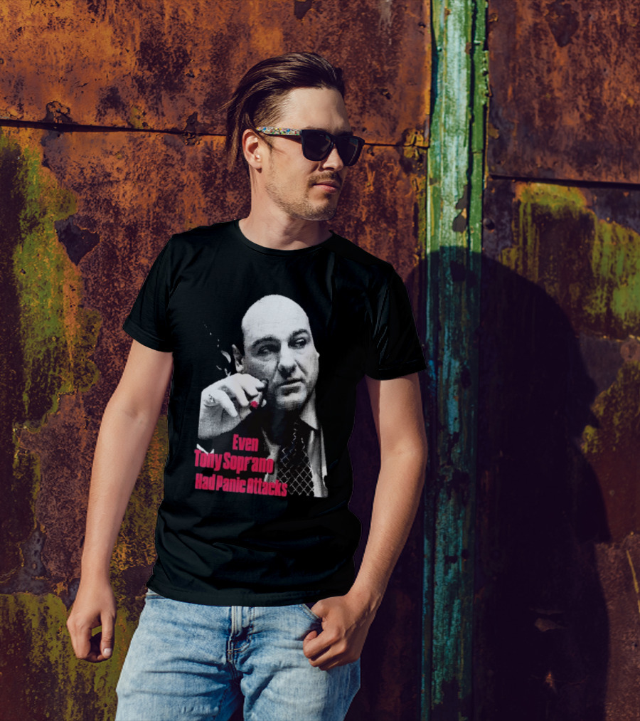 Even Tony Soprano Had Panic Attacks Iconic Image T-Shirt