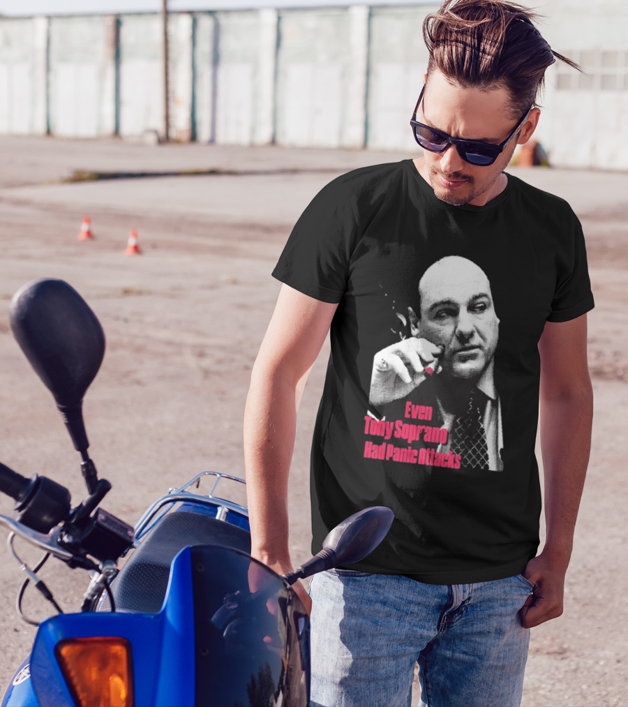 Even Tony Soprano Had Panic Attacks Iconic Image T-Shirt