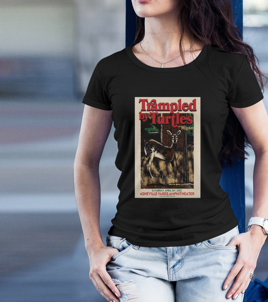Trampled By Turtles With Mipso At Asheville Yards Amphitheater April 26 2025 T-Shirt