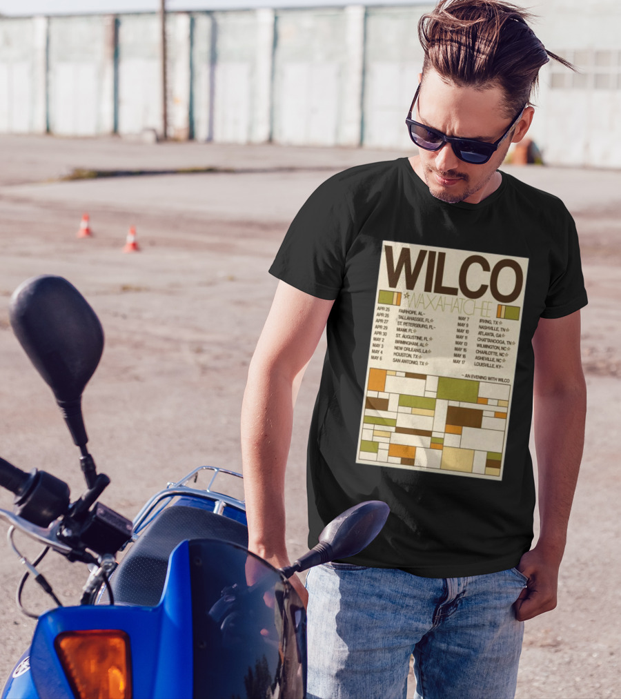 Wilco And Waxahatchee 2025 American South Tour Dates And Locations T-Shirt