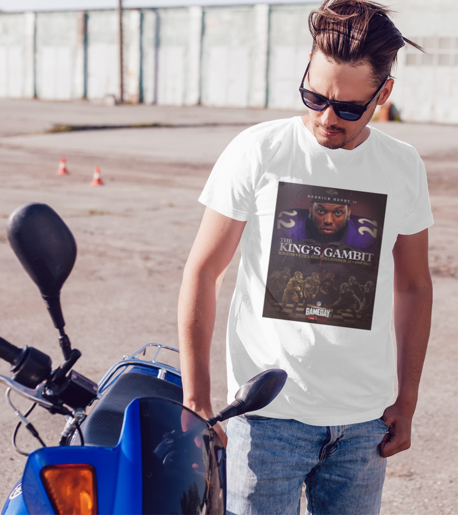 Derrick Henry In The King’s Gambit Ravens Vs Texans December 25 NFL Christmas Gameday 4:30 PM MT T-Shirt