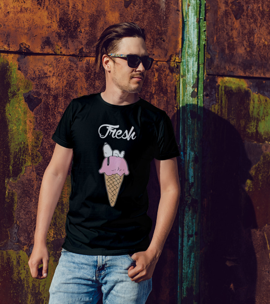 Fresh Snoopy Ice Cream Cone T-Shirt