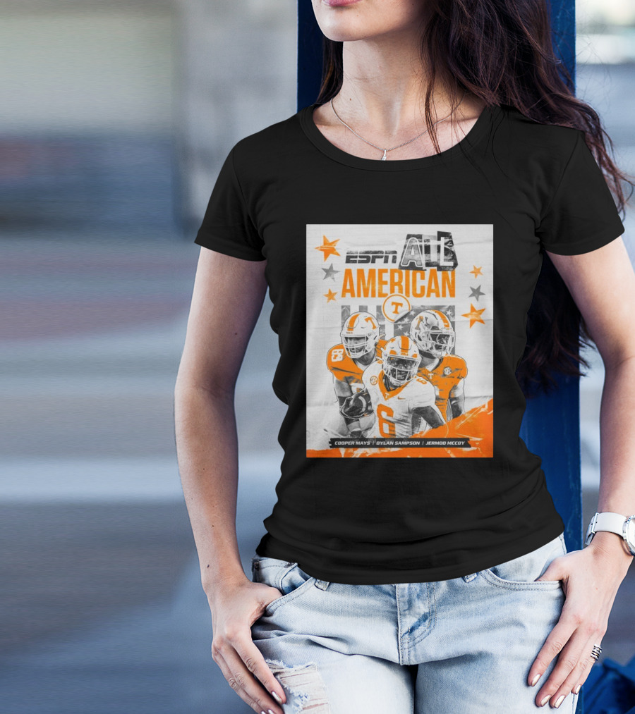 ESPN All-American Tennessee Vols Cooper Mays Dylan Sampson Jermod McCoy T-Shirt