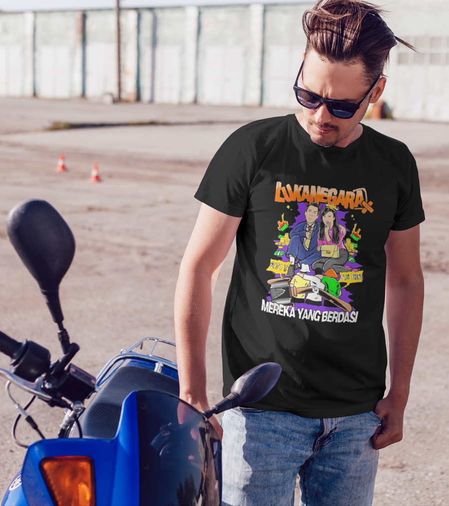 Lukanegara X Mbob Mereka Yang Berdasi 271T 6,5 THN Siram Uang Gavel Bundel Uang T-Shirt