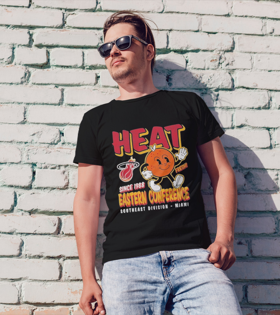 HEAT Since 1988 Eastern Conference Southeast Division Miami Fresh T-Shirt