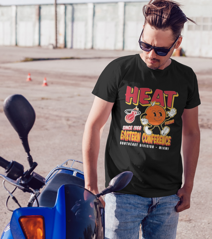 HEAT Since 1988 Eastern Conference Southeast Division Miami Fresh T-Shirt