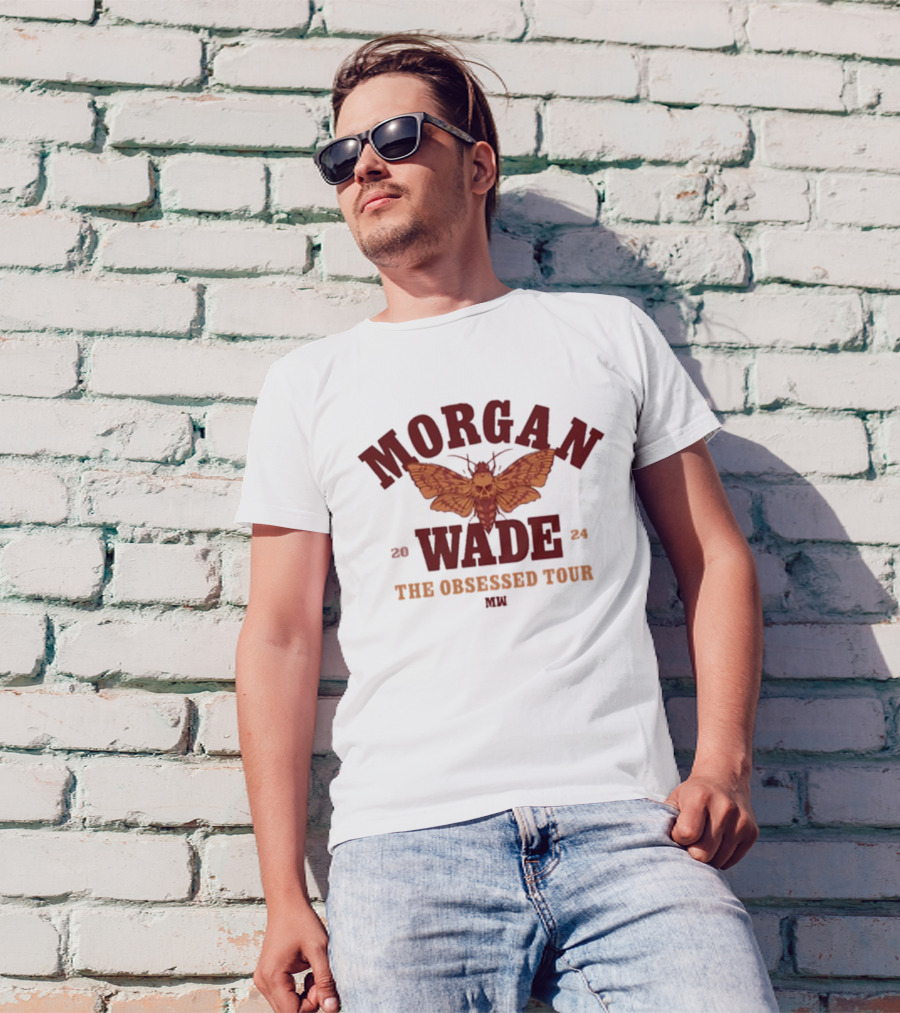 Morgan Wade 2024 The Obsessed Tour Skull Moth MW T-Shirt