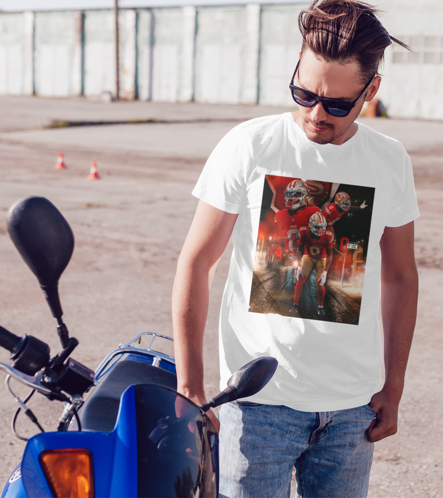 San Francisco 49ers Renardo Green NFL Football Star T-Shirt