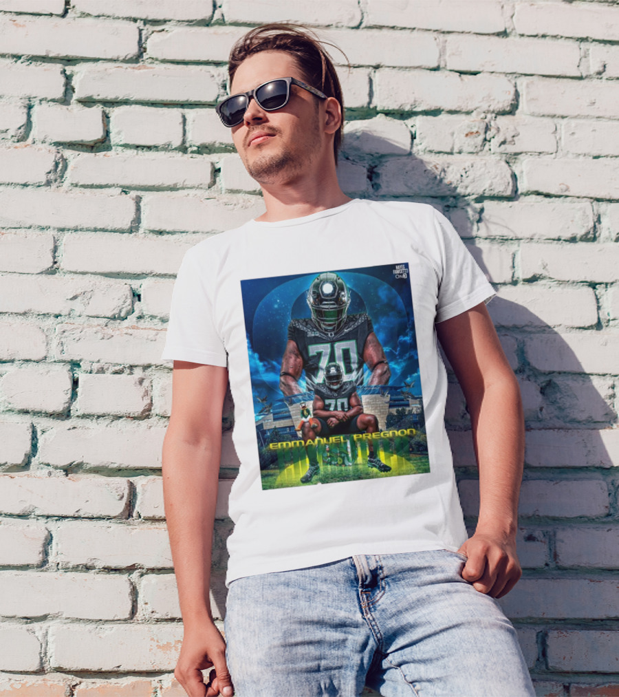 USC Star Transfer Emmanuel Pregnon Commits To Oregon Ducks Football Hayes Fawcett T-Shirt