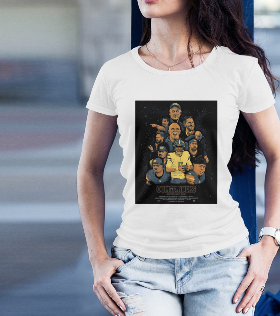 Washington Commanders NFL September 2024 Premiering At Commanders Field Landover Maryland T-Shirt