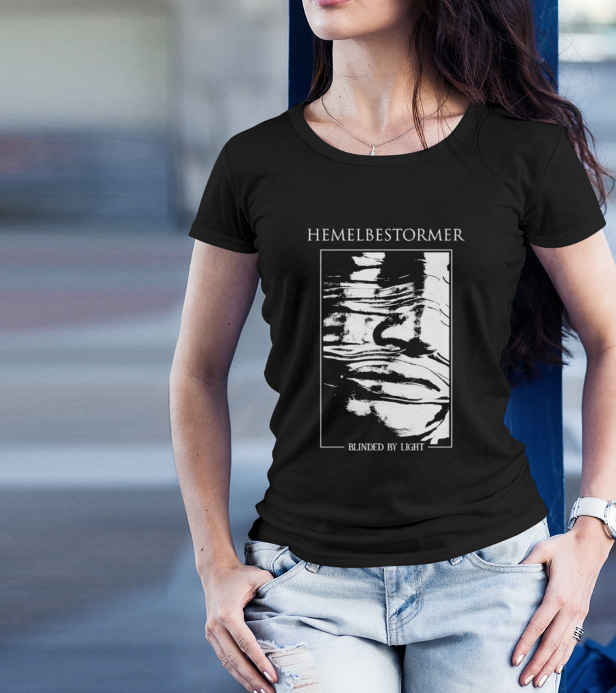 Hemelbestormer Blinded By Light Abstract Black And White Graphic T-Shirt