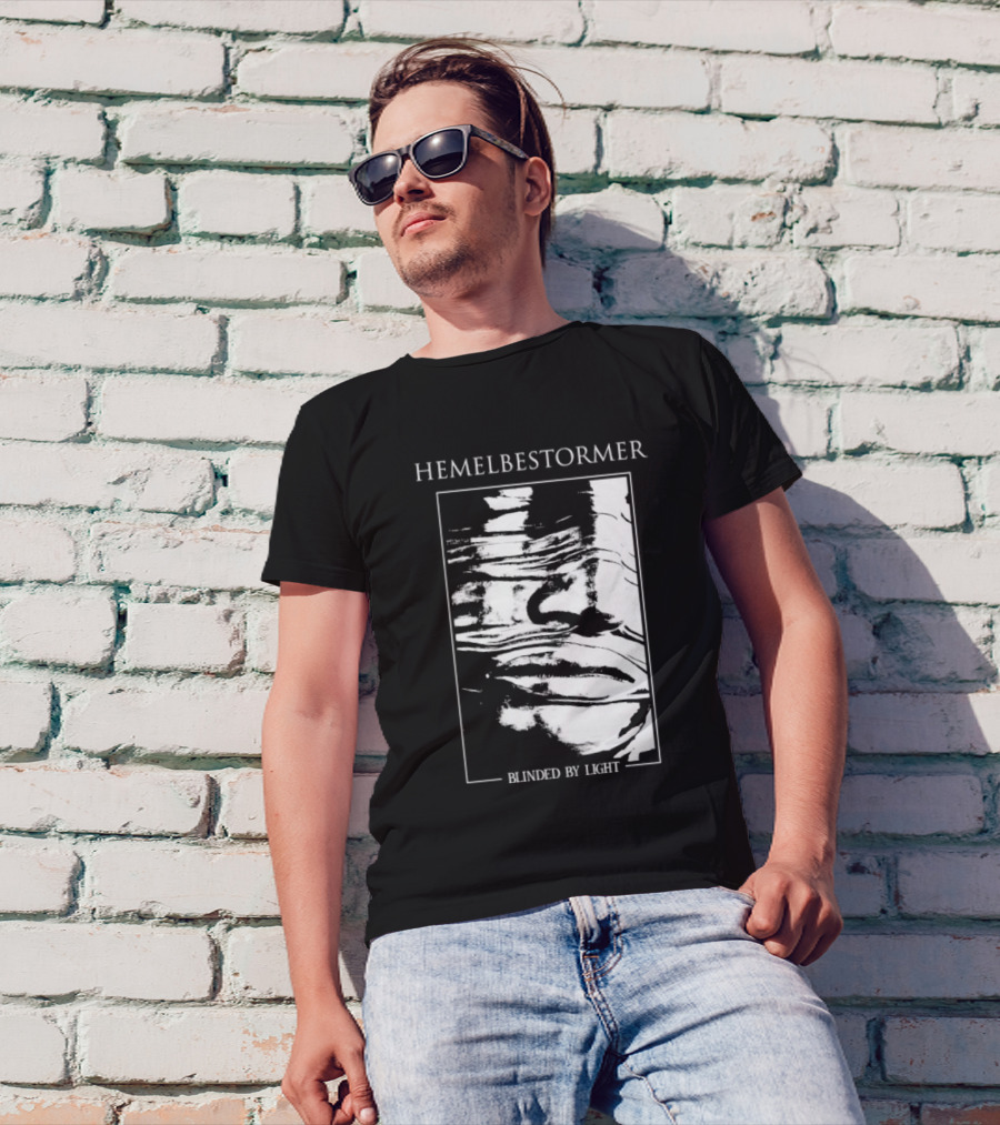Hemelbestormer Blinded By Light Abstract Black And White Graphic T-Shirt