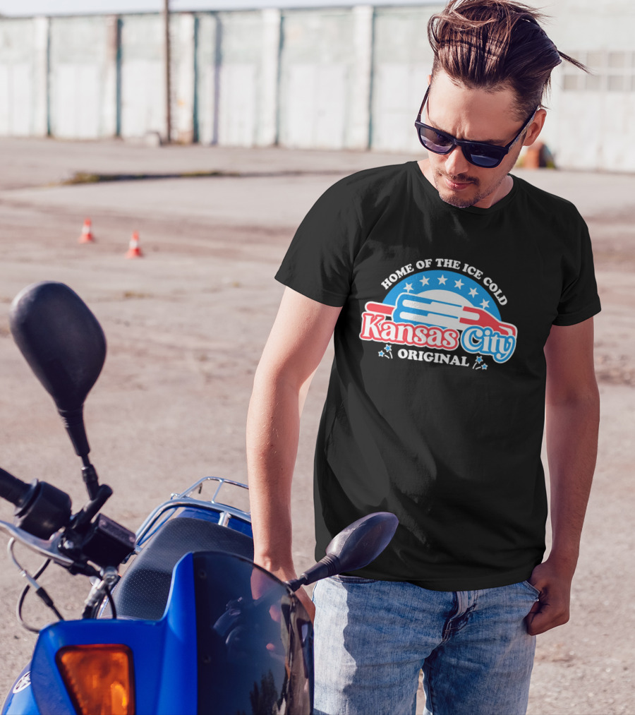 Home Of The Ice Cold Kansas City Original Popsicle Stars T-Shirt