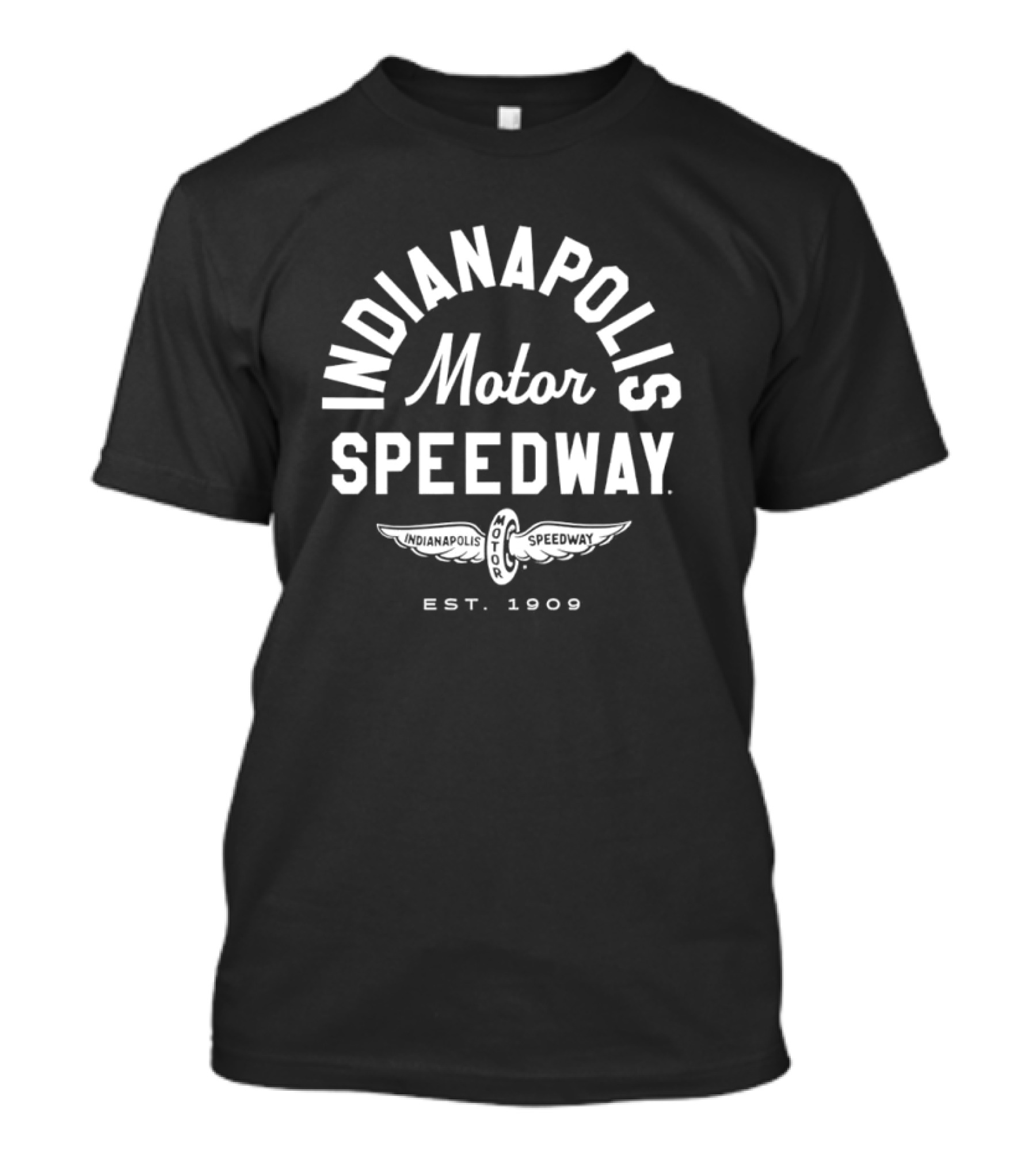 Indianapolis Motor Speedway Est. 1909 Winged Wheel Emblem T-Shirt