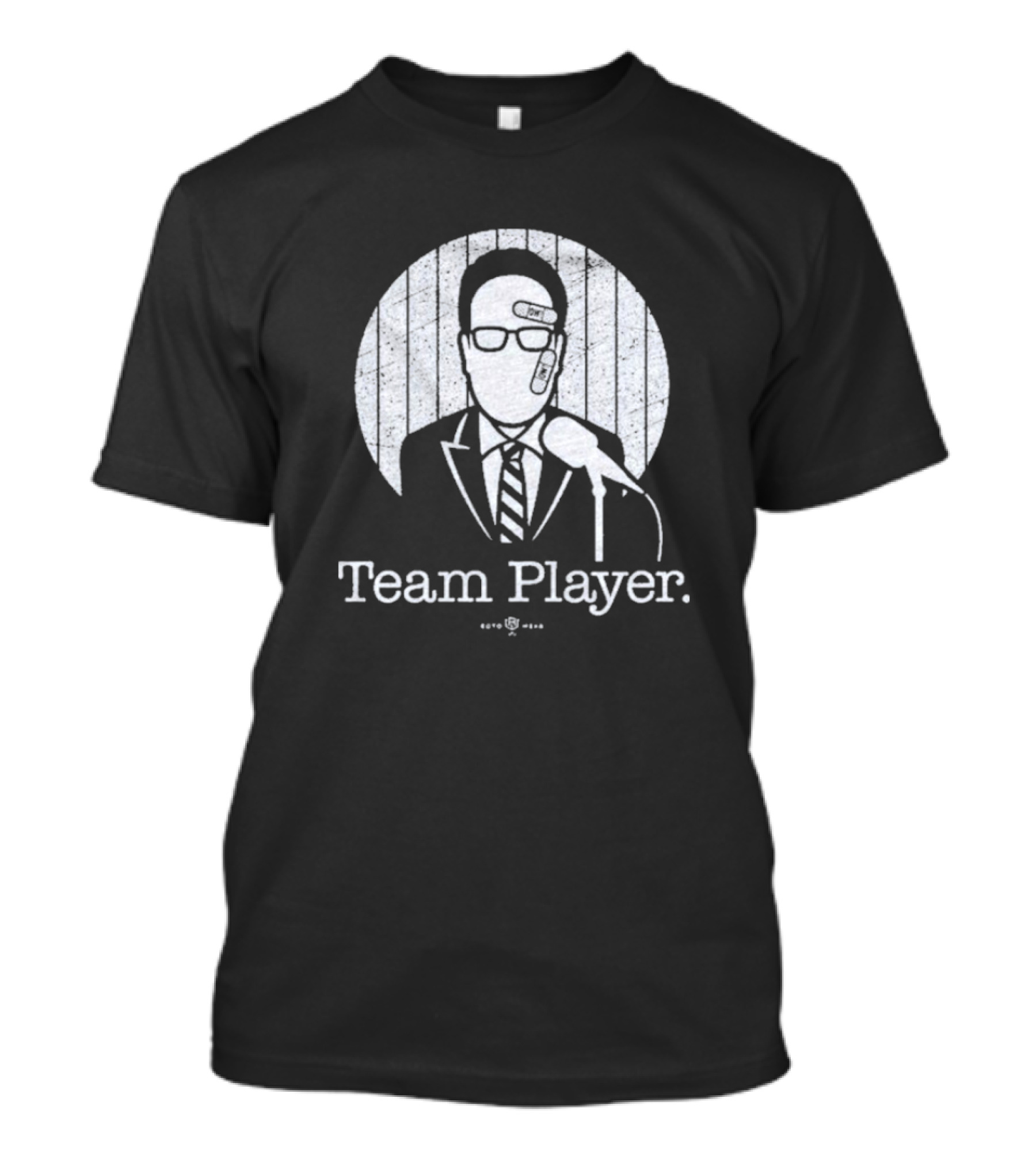 John Sterling Team Player Microphone Portrait Nestor Cortes T-Shirt