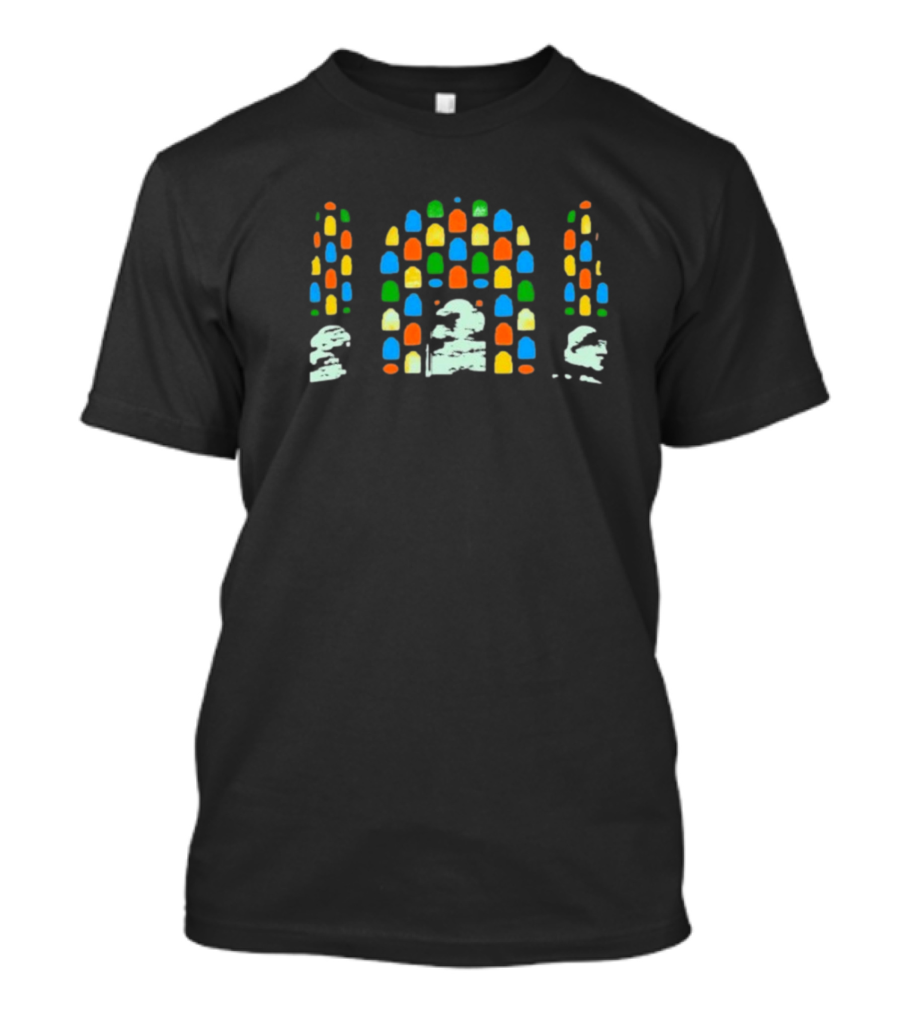 Khruangbin A La Sala Stained Glass Pepper Tour 2024 Colorful Mosaic Pattern T-Shirt