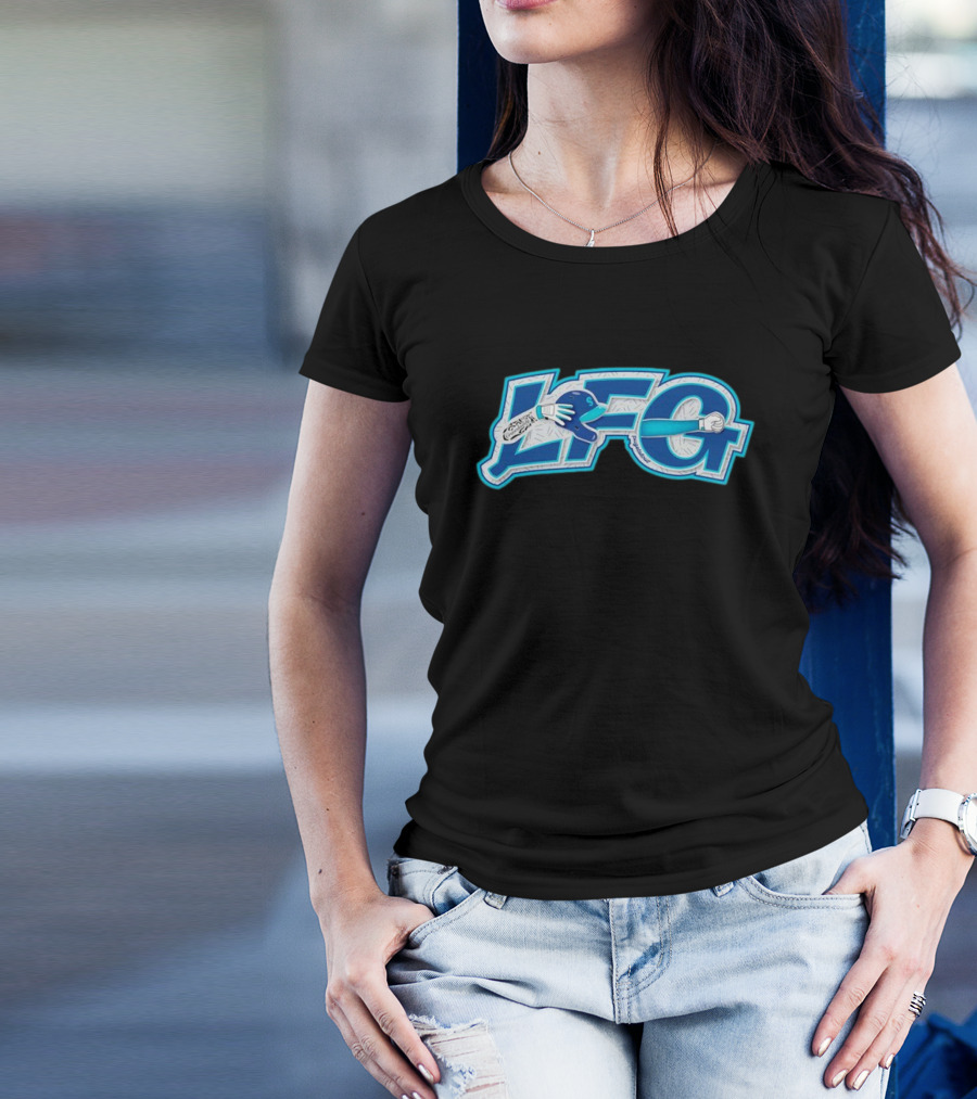 LFG Crawdaddy Seattle Mariners Baseball Helmet And Bat Graphic T-Shirt