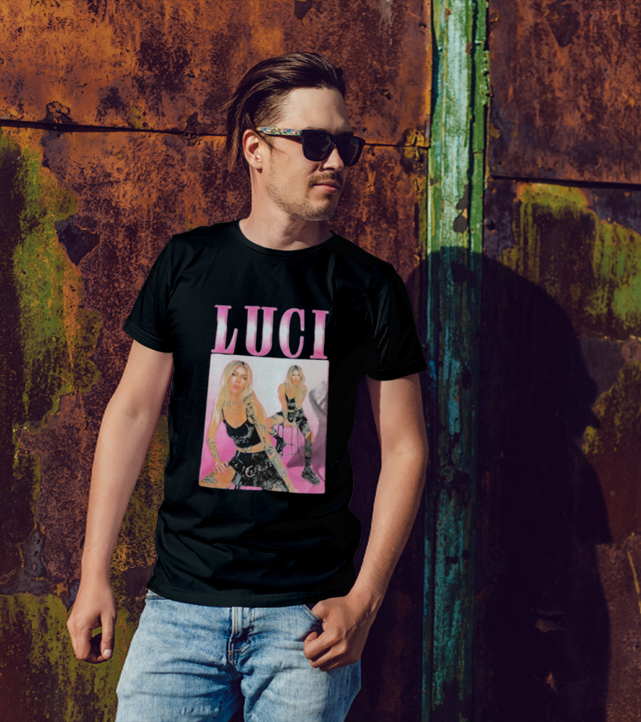 Luci Pink Aesthetic Tattoo Fashion T-Shirt