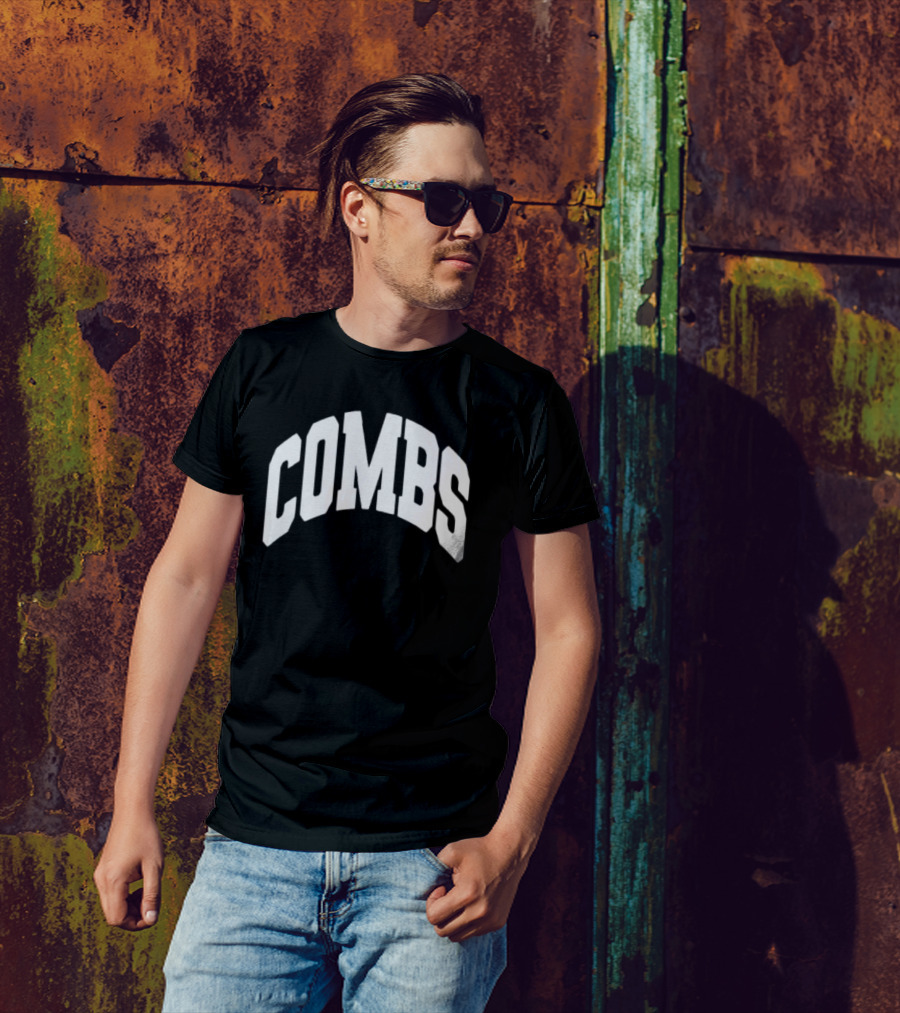 Luke Combs Merch Combs Arched 3D Lettering T-Shirt