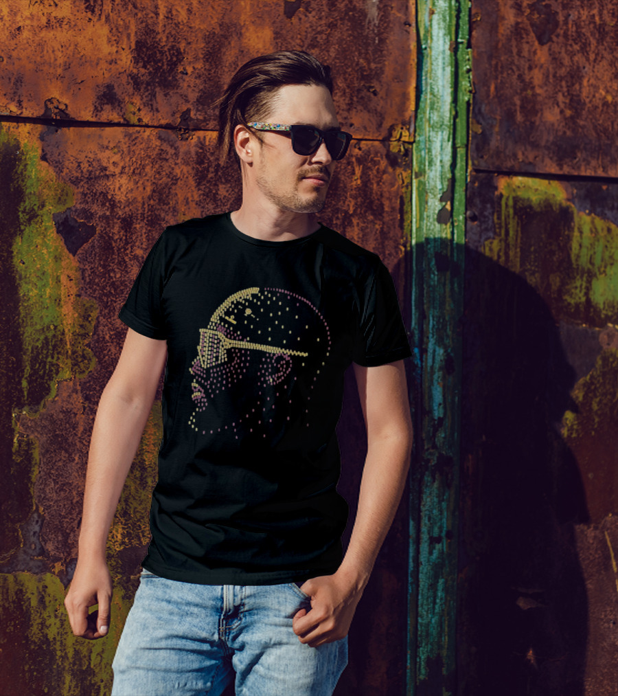 Michael Harris II Money Mike Dotted Portrait T-Shirt