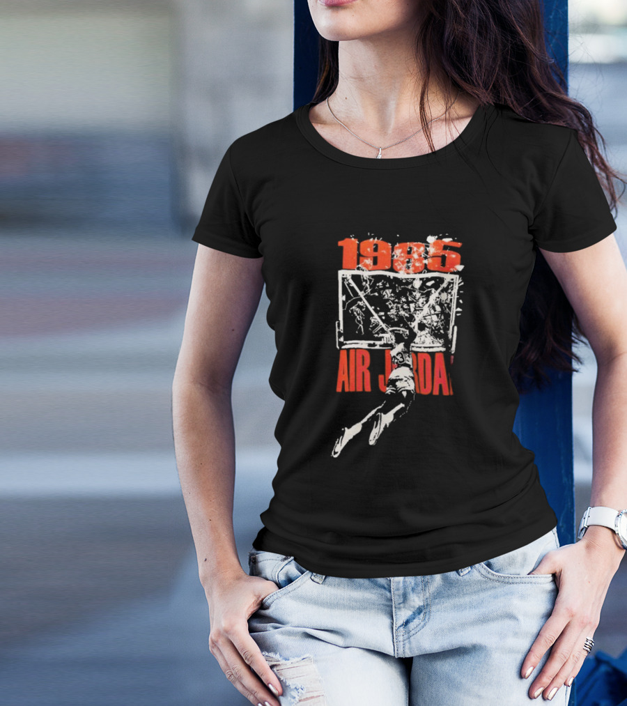1985 Air Jordan Shattered Backboard Dunk T-Shirt