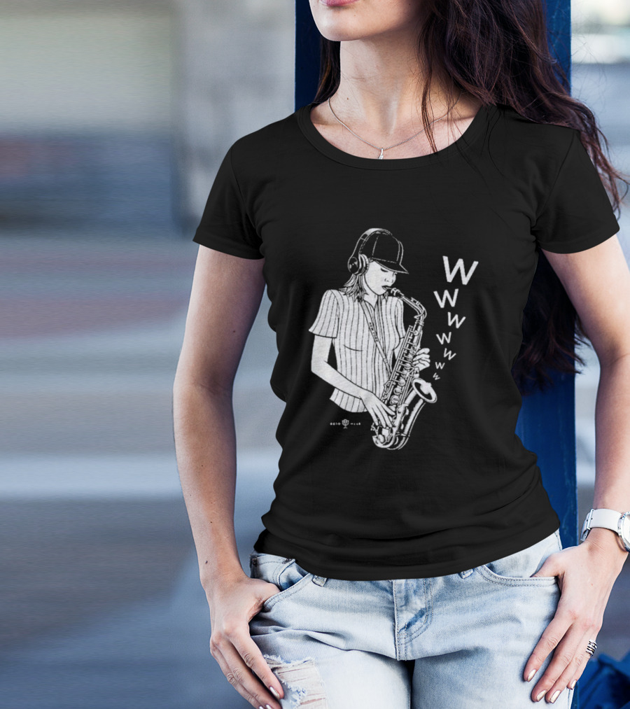 New York Yankees The Sax Lady T-Shirt