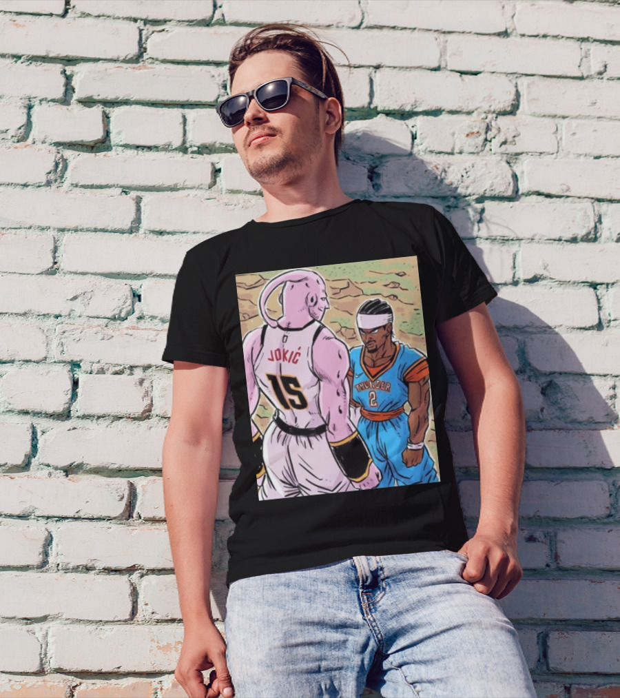Nikola Jokic 15 Vs Shai Thunder 2 Epic Showdown 2025 T-Shirt
